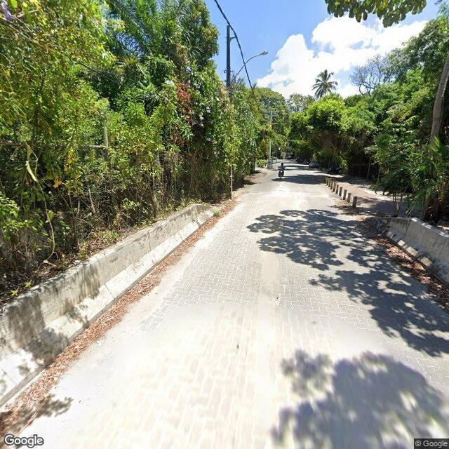 Imagem estática do "Street View" da localização