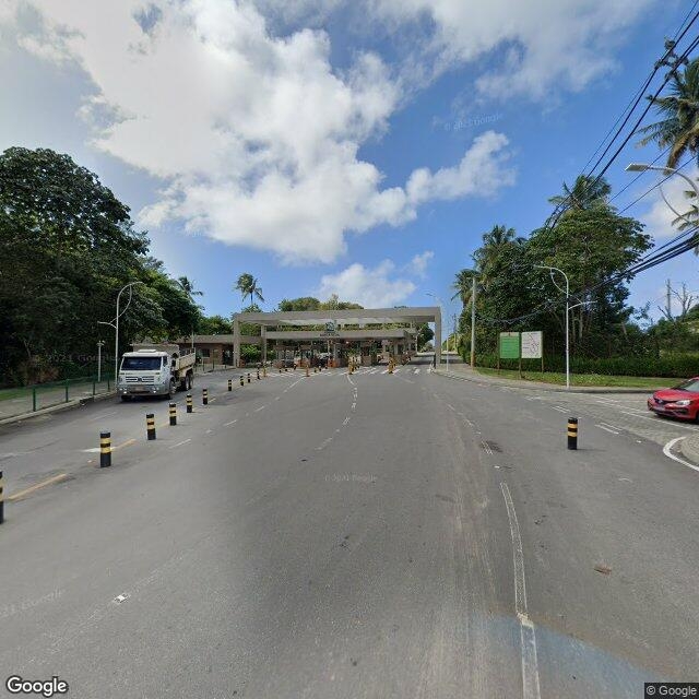 Imagem estática do "Street View" da localização