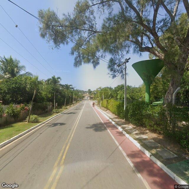 Imagem estática do "Street View" da localização