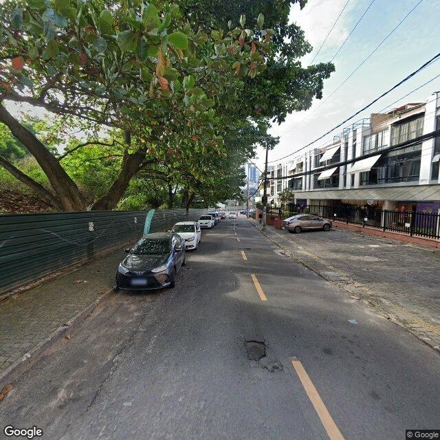 Imagem estática do "Street View" da localização