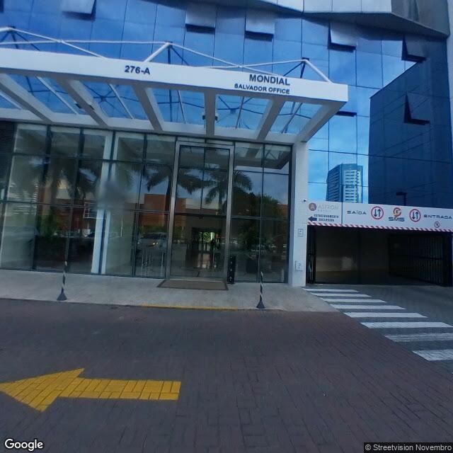 Imagem estática do "Street View" da localização