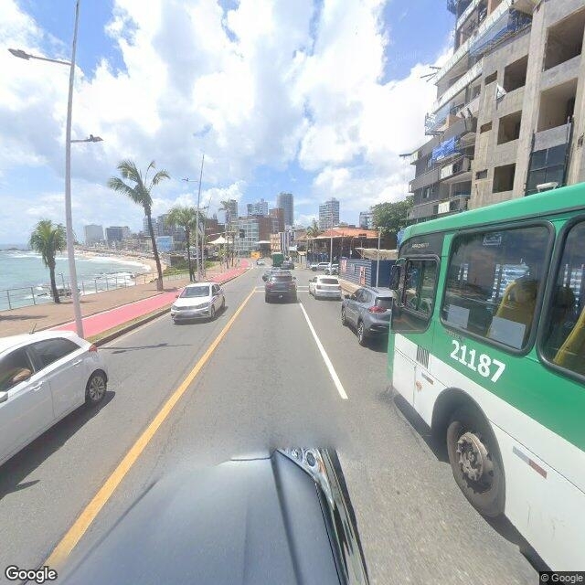 Imagem estática do "Street View" da localização