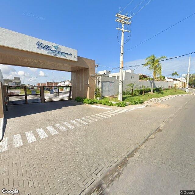 Imagem estática do "Street View" da localização