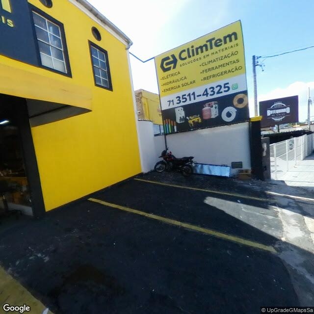 Imagem estática do "Street View" da localização