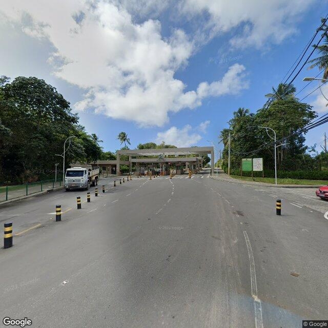 Imagem estática do "Street View" da localização