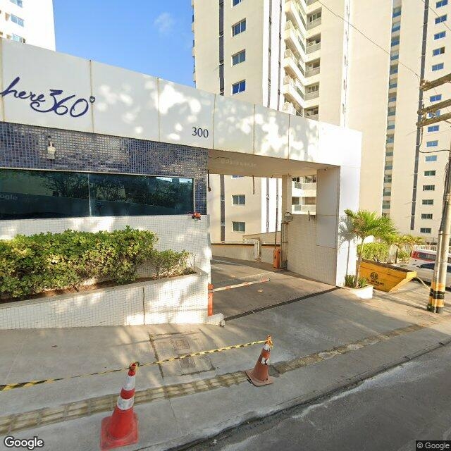 Imagem estática do "Street View" da localização