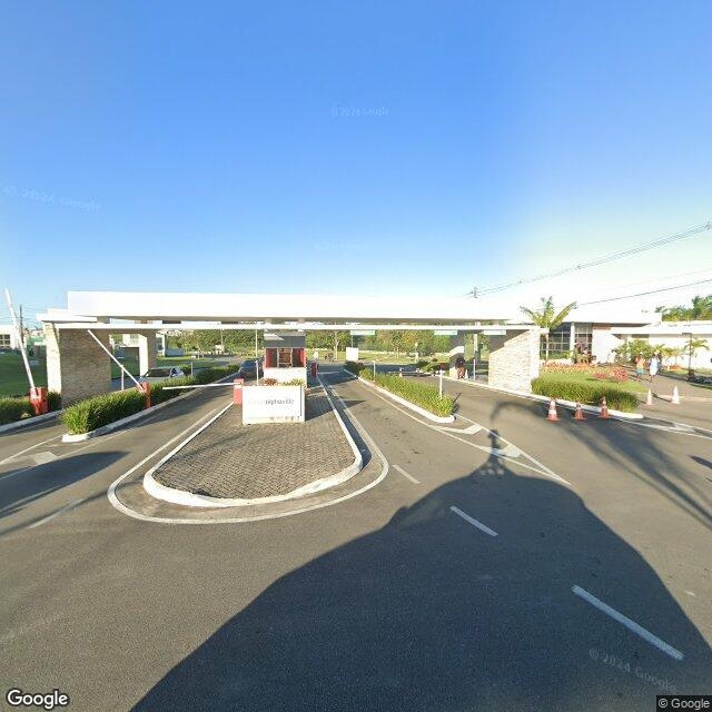 Imagem estática do "Street View" da localização