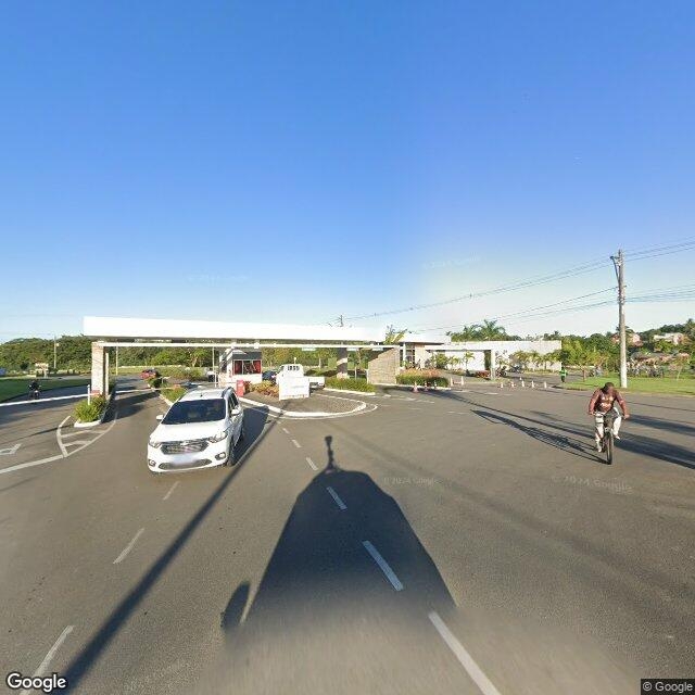 Imagem estática do "Street View" da localização