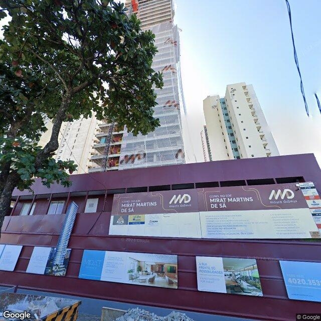 Imagem estática do "Street View" da localização