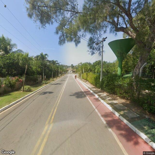 Imagem estática do "Street View" da localização