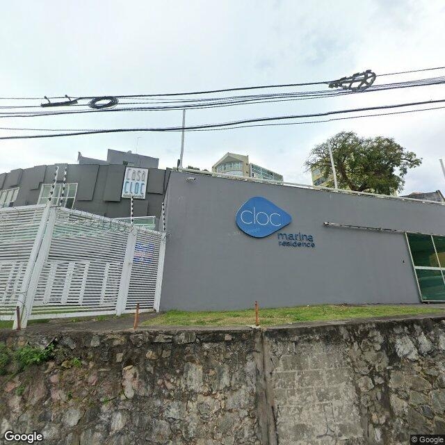 Imagem estática do "Street View" da localização