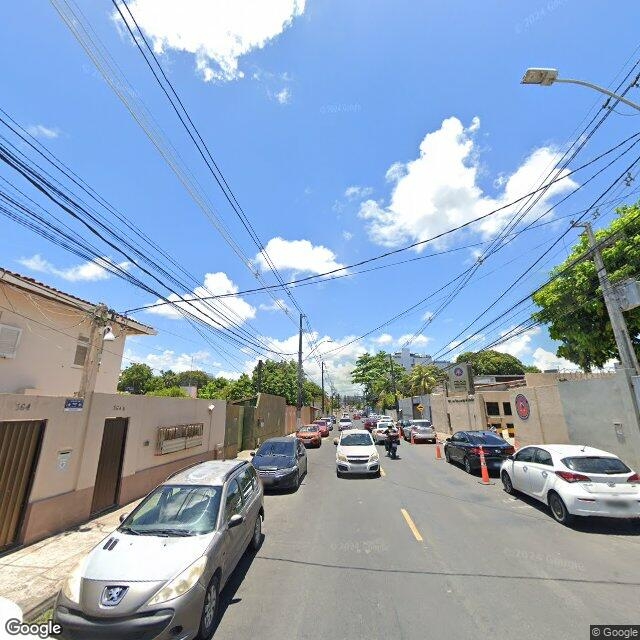 Imagem estática do "Street View" da localização