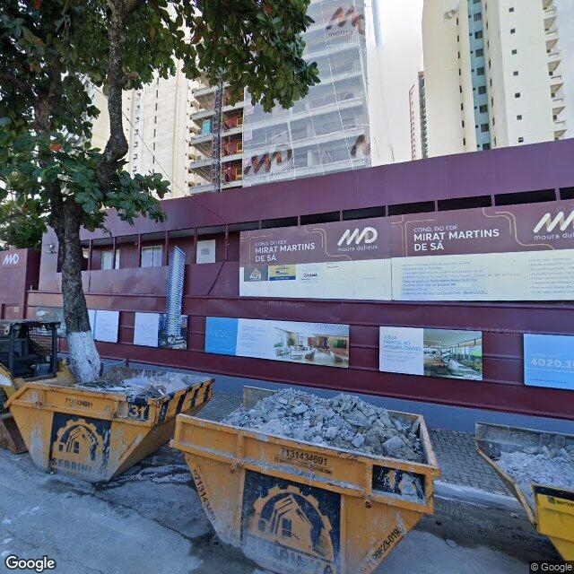 Imagem estática do "Street View" da localização