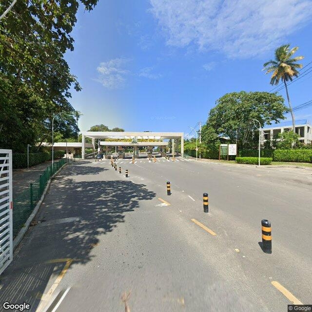 Imagem estática do "Street View" da localização