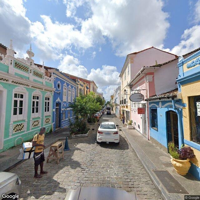 Imagem estática do "Street View" da localização