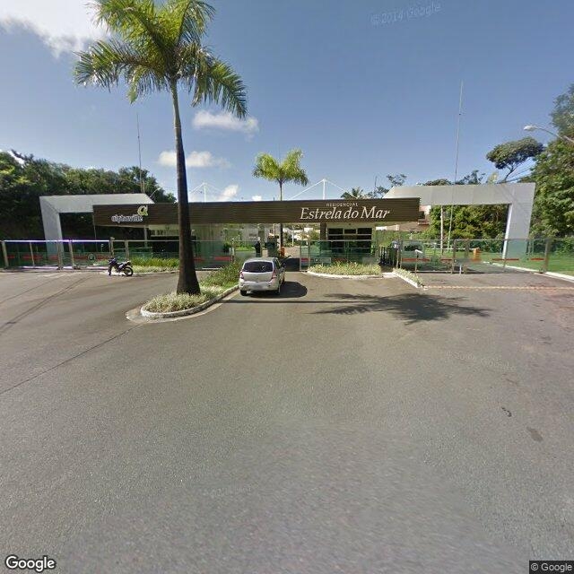 Imagem estática do "Street View" da localização