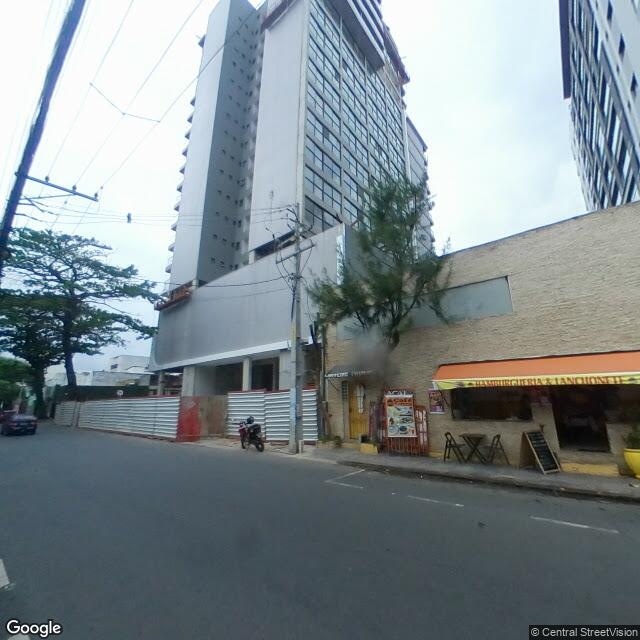 Imagem estática do "Street View" da localização