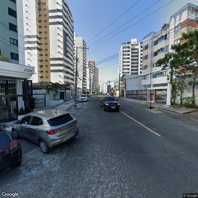 Imagem estática do "Street View" da localização