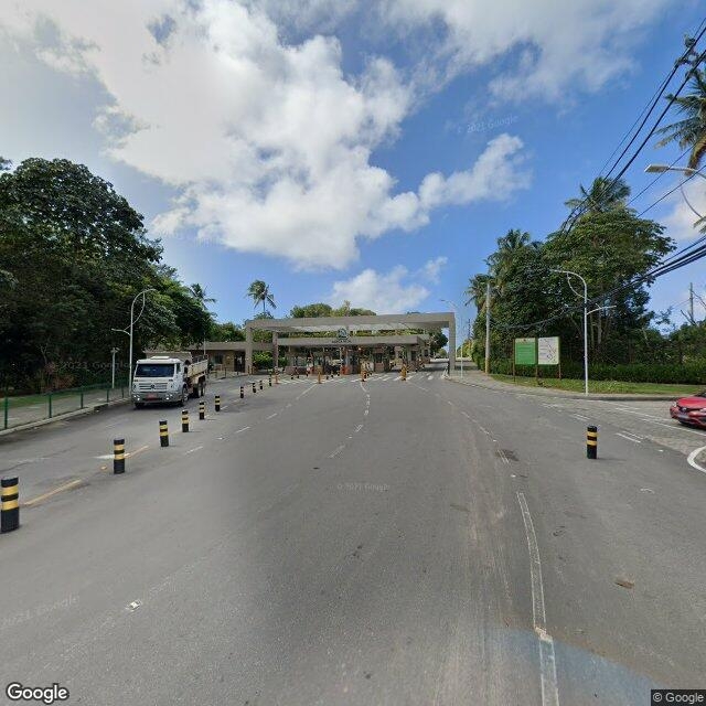 Imagem estática do "Street View" da localização