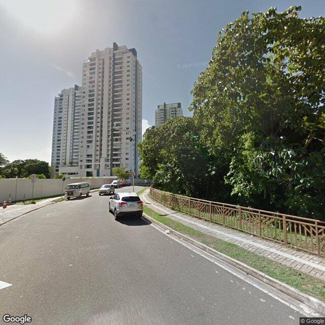 Imagem estática do "Street View" da localização