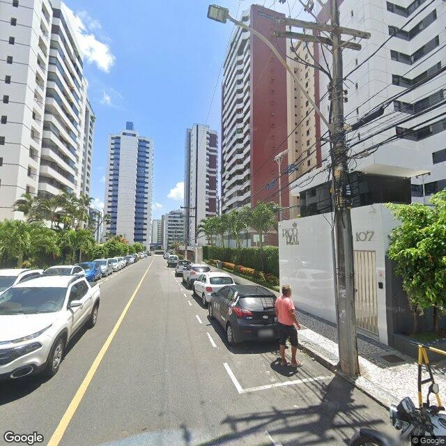 Imagem estática do "Street View" da localização