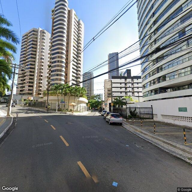 Imagem estática do "Street View" da localização