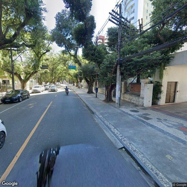 Imagem estática do "Street View" da localização