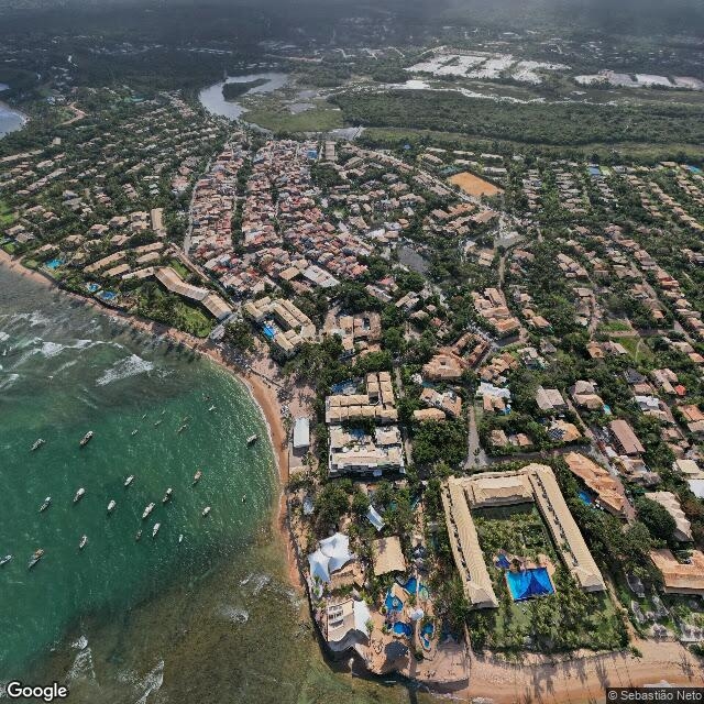 Imagem estática do "Street View" da localização