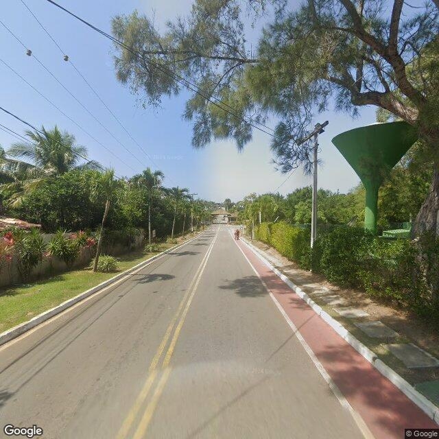 Imagem estática do "Street View" da localização