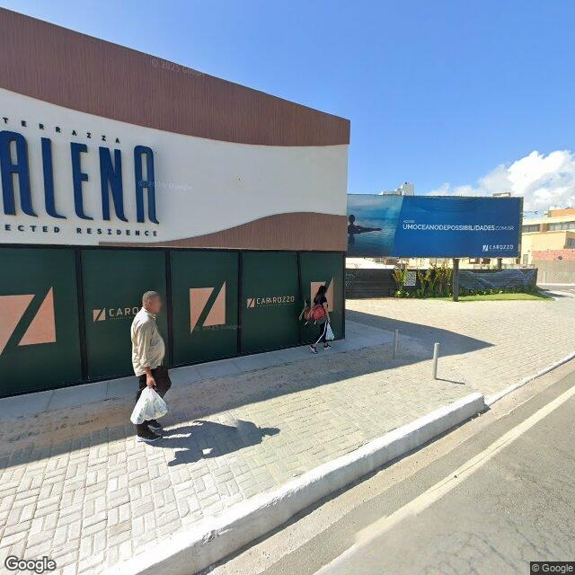 Imagem estática do "Street View" da localização