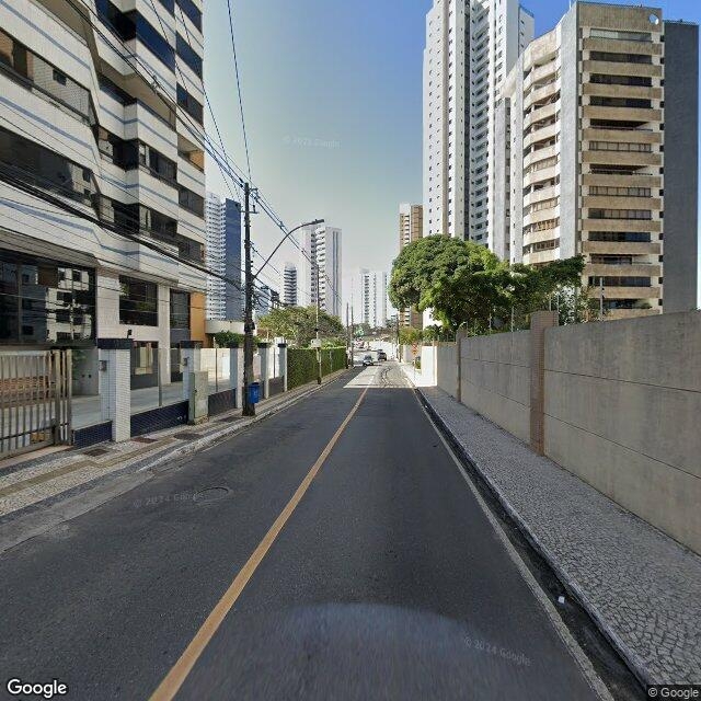 Imagem estática do "Street View" da localização