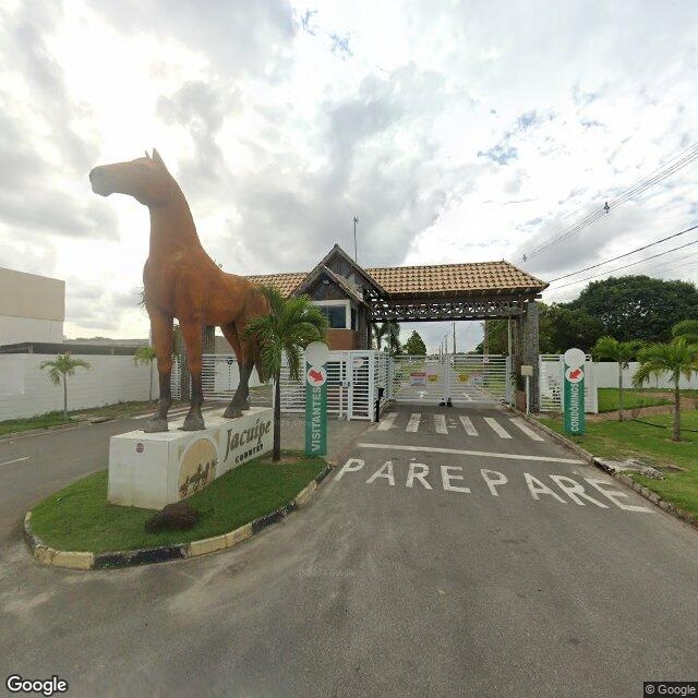 Imagem estática do "Street View" da localização
