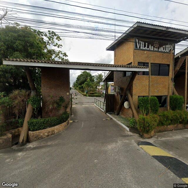 Imagem estática do "Street View" da localização