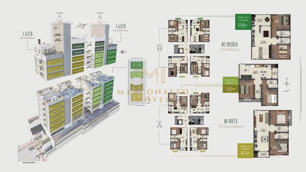 Apartamento à venda com 2 quartos, 64m² - Foto 12