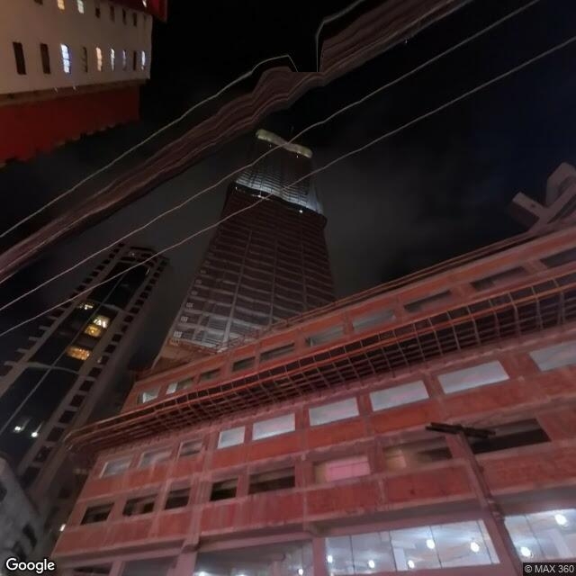 Imagem estática do "Street View" da localização