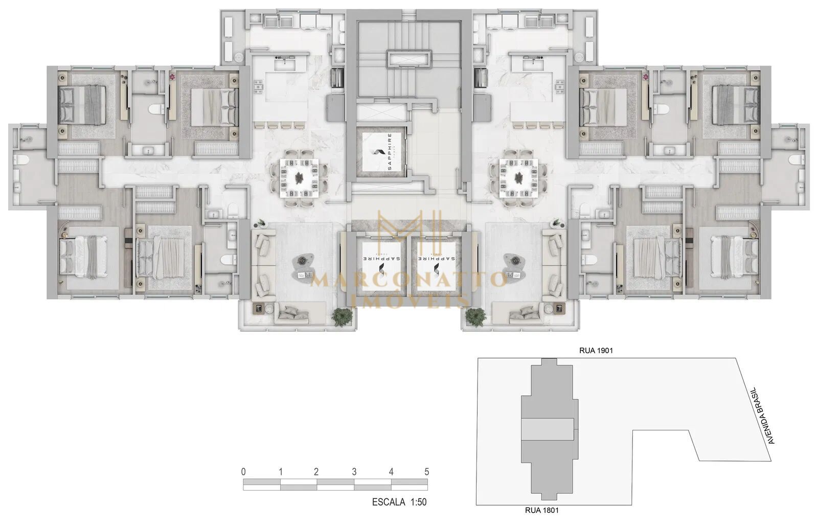 Apartamento à venda com 4 quartos, 146m² - Foto 23