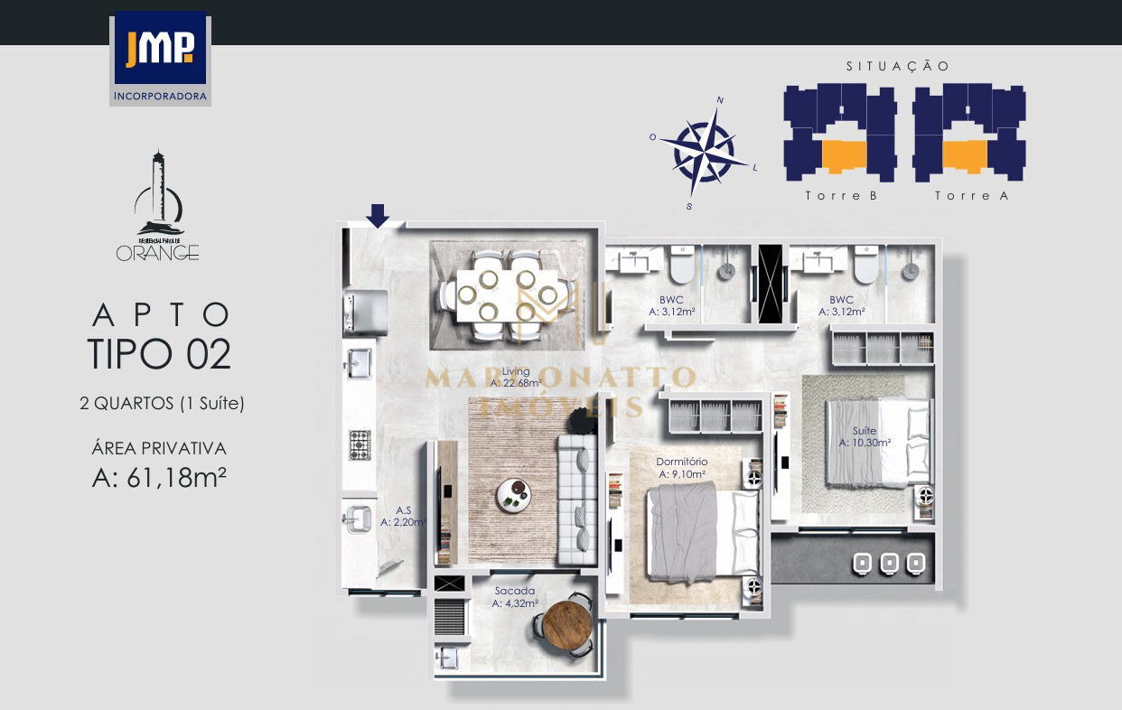 Apartamento à venda com 2 quartos, 62m² - Foto 37