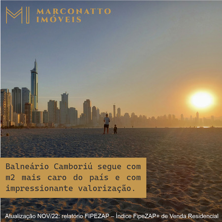 Balneário Camboriú segue com m² mais caro do país e com impressionante valorização