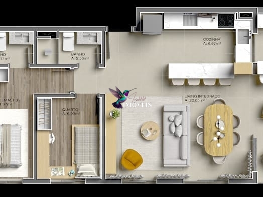 Apartamento à venda com 3 quartos, 78m² - Foto 7