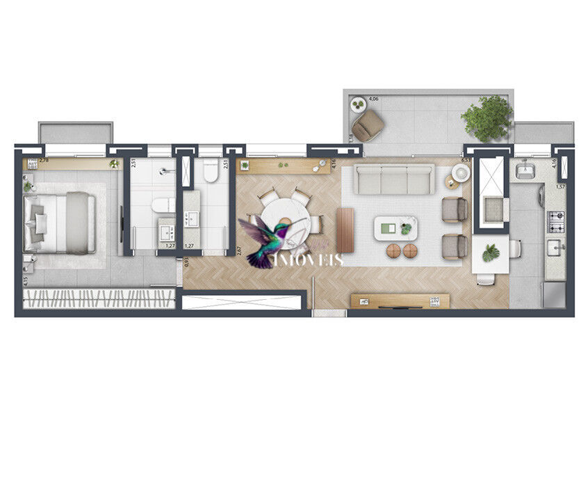 Apartamento à venda com 3 quartos, 124m² - Foto 8