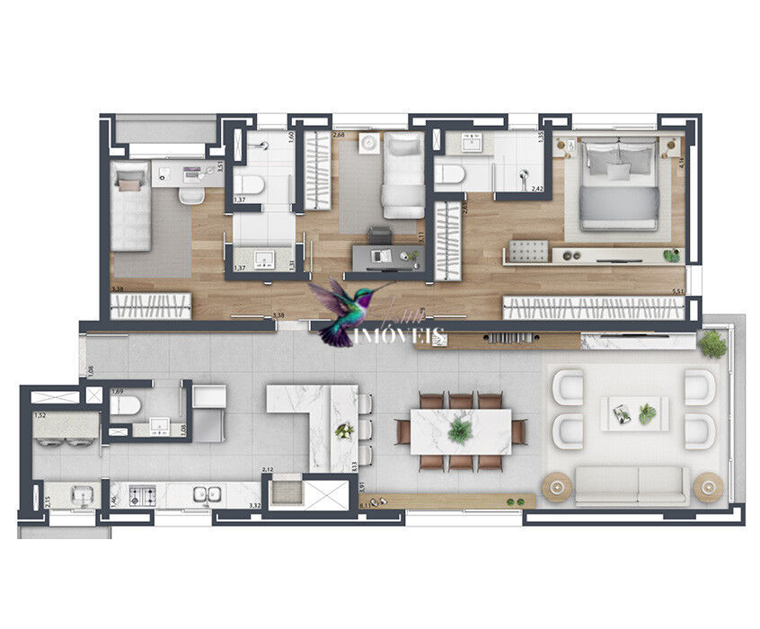 Apartamento à venda com 3 quartos, 124m² - Foto 10