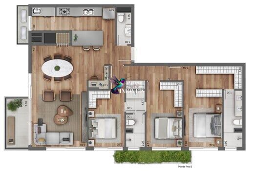 Apartamento à venda com 3 quartos, 128m² - Foto 19