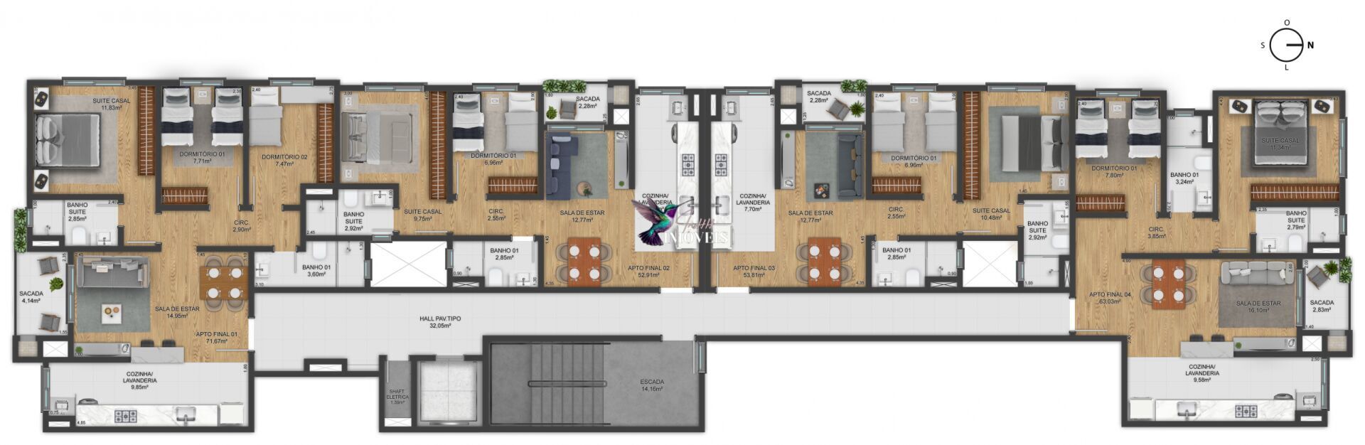 Apartamento à venda com 2 quartos, 52m² - Foto 21