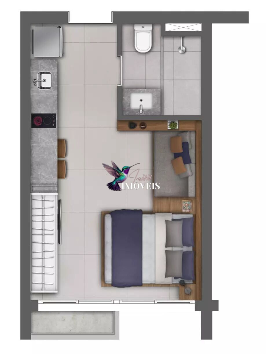 Apartamento à venda com 1 quarto, 25m² - Foto 25