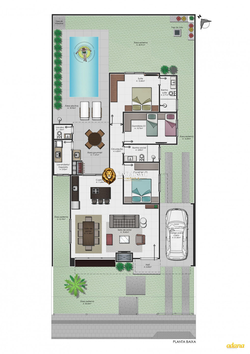 Casa, 3 quartos, 146 m² - Foto 21