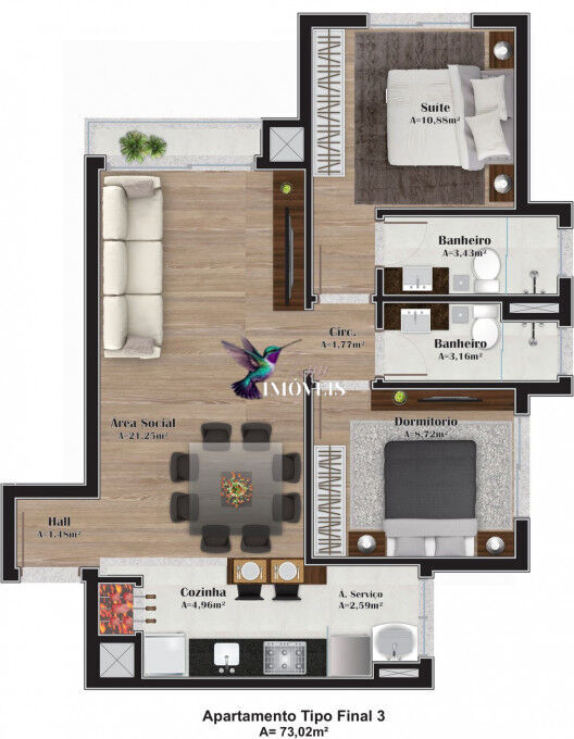 Apartamento à venda com 2 quartos, 79m² - Foto 26