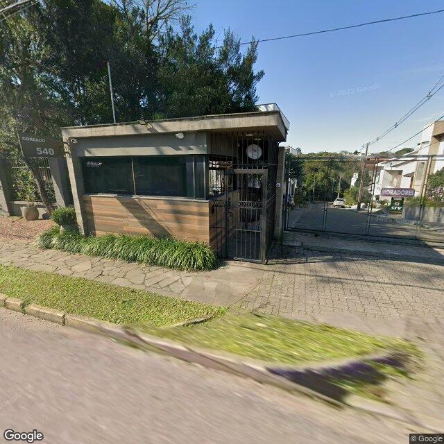 Imagem estática do "Street View" da localização