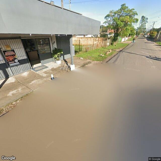 Imagem estática do "Street View" da localização