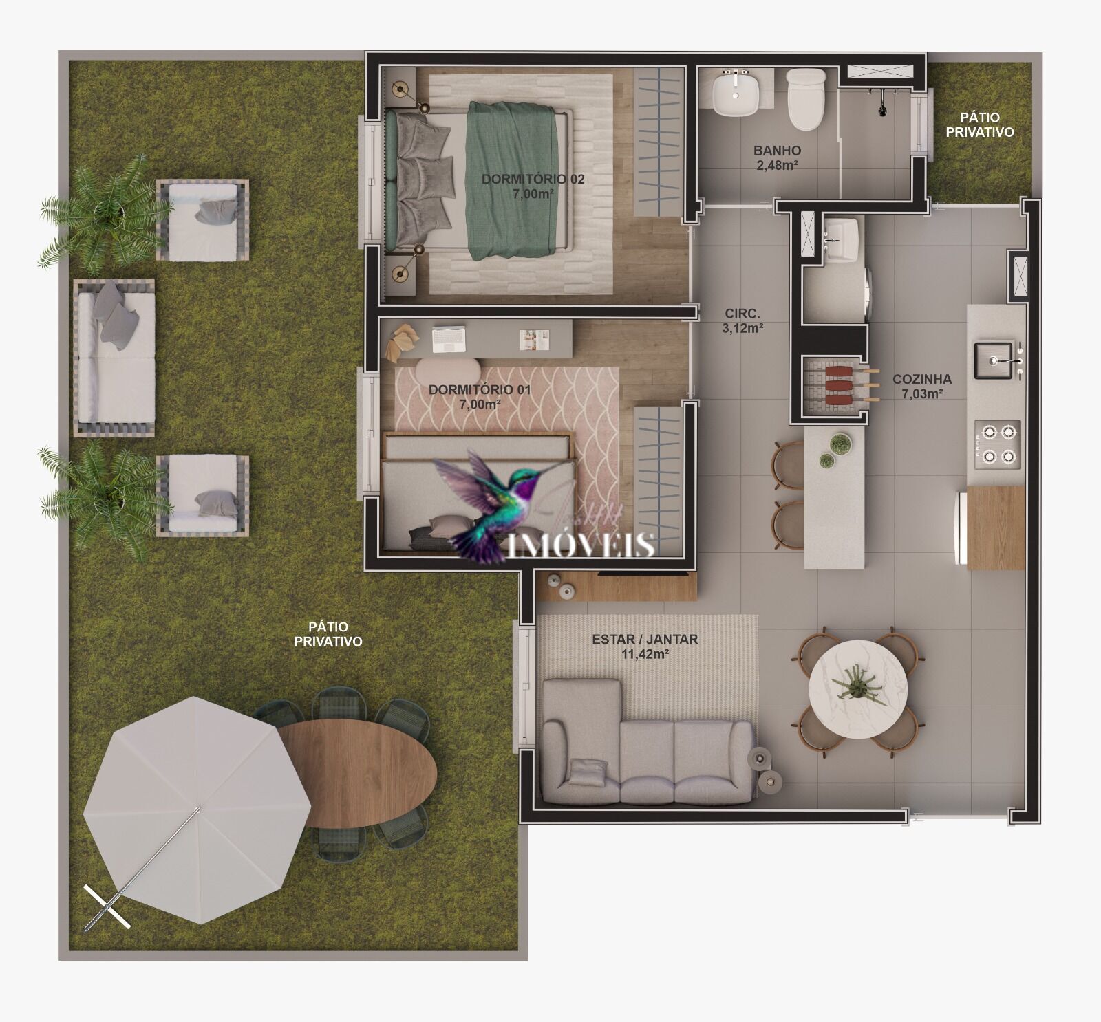 Apartamento à venda com 2 quartos, 47m² - Foto 38