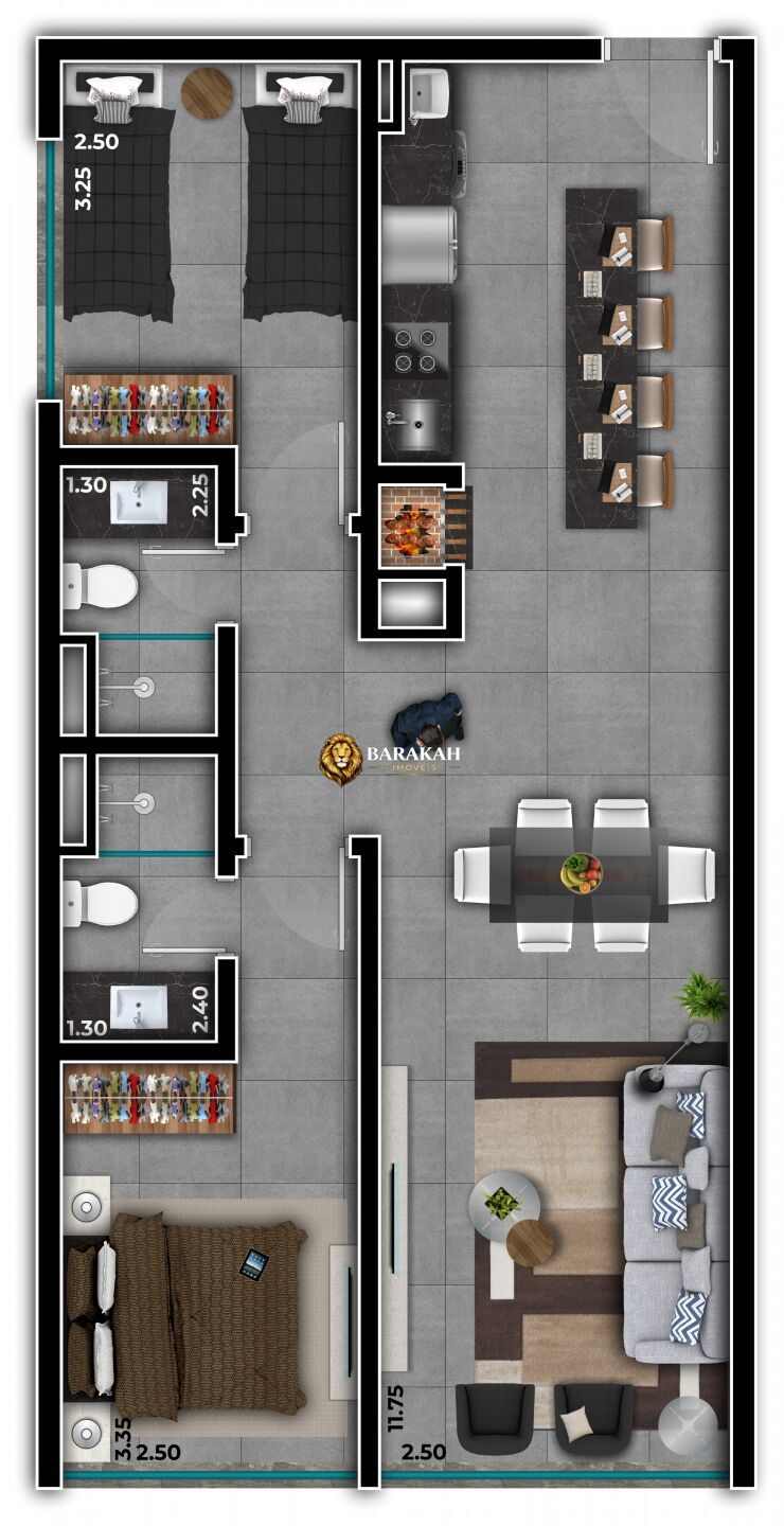 Apartamento, 1 quarto, 49 m² - Foto 27